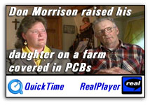 Don Morrison raised his daughter Mary Beth on a farm covered in PCBs.